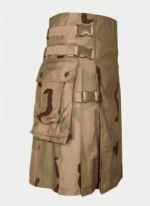 Hand Made Desert Camouflage Utility Kilt | Tactical Camo Kilt - Image 3