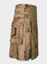 Hand Made Desert Camouflage Utility Kilt | Tactical Camo Kilt - Image 3