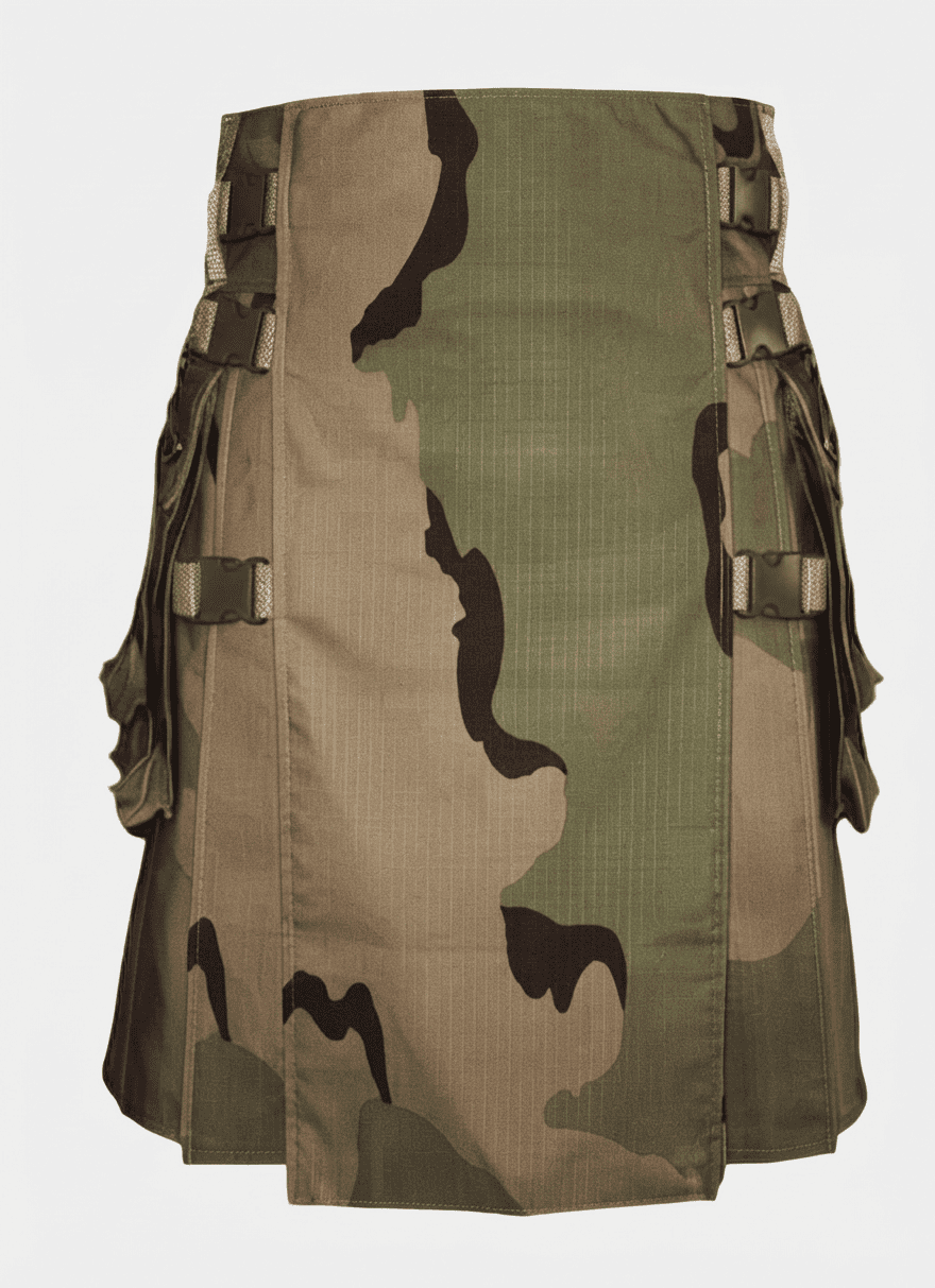 Gemini_Generated_Image_bzbj67bzbj67bzbj Hand Made Desert Camouflage Utility Kilt | Tactical Camo Kilt - Image 1