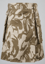 Premium Hand-Made Scottish Camo Kilt | Utility Kilt