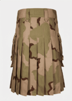 Hand Made Desert Camouflage Utility Kilt | Tactical Camo Kilt - Image 2