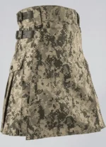 Rugged Heritage: Custom Digital Camo Utility Scottish Kilt