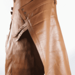 Genuine Leather Utility Scottish Kilt for Men