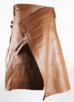 Genuine Leather Utility Scottish Kilt for Men