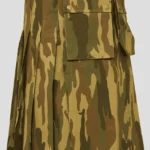 Unleash Your Edge: Tailored Camouflage Utility Kilt