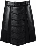 Handcrafted Gothic Men's Fashion Scottish Kilt