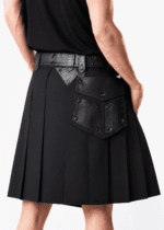 Handcrafted Gothic Men's Fashion Scottish Kilt - Image 2
