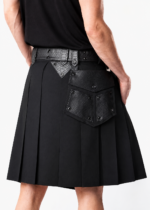 Handcrafted Gothic Men's Fashion Scottish Kilt - Image 3