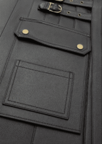 Hand-Built Leather Utility Kilt with Brass Hardware - Image 3
