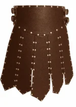 Brown Leather Gladiator Kilt | Warrior Style