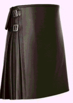 Brown Leather kilt for woman | Traditional Style