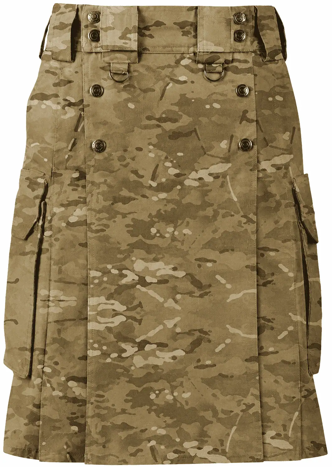 Premium Quality Hand Made Scottish Tactical Kilt Design 4 (Image 1) Handcrafted Tactical Camouflage Kilt | Utility Kilt - Image 1