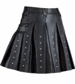 The Obsidian Cross: Premium Two-Tone Black Kilt - Image 2