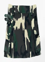 Ultimate Woodland Camo Kilt | Bold Tactical Utility Wear