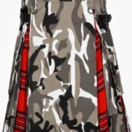 Royal Stewart Urban Camo Hybrid Kilt | Modern Scottish Wear109