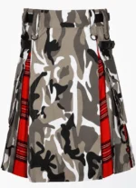 Royal Stewart Urban Camo Hybrid Kilt | Modern Scottish Wear109