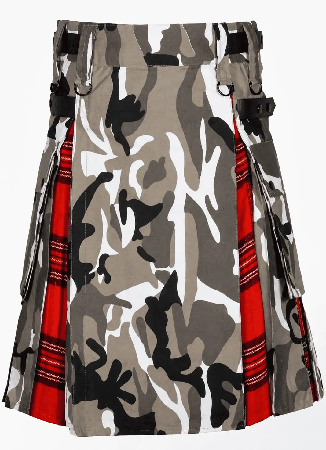 Premium Quality Royal Stewart Urban Camo Hybrid Modern Kilt Design 23 (Image 1) Royal Stewart Urban Camo Hybrid Kilt | Modern Scottish Wear109 - Image 1