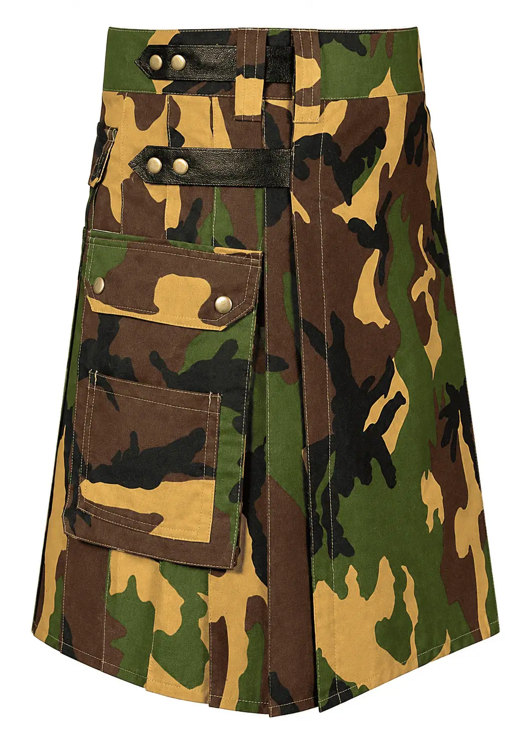 Premium Quality Scottish Camouflage Utility Kilt Design 14 (Image 1) Scottish Army Camouflage Utility Kilt | Tactical Wear - Image 1