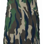Heavy-Duty Outdoor Camo Utility Scottish Kilt
