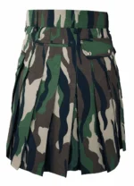 Heavy-Duty Outdoor Camo Utility Scottish Kilt - Image 4
