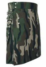 Heavy-Duty Outdoor Camo Utility Scottish Kilt - Image 3