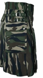 Heavy-Duty Outdoor Camo Utility Scottish Kilt - Image 2