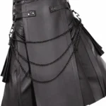 The Iconic Chain-Accented Scottish Kilt | Rugged & Rebellious