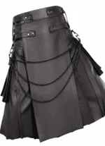 The Iconic Chain-Accented Scottish Kilt | Rugged & Rebellious
