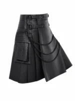 The Iconic Chain-Accented Scottish Kilt | Rugged & Rebellious - Image 2