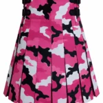 Pink Camouflage Scottish Utility Kilt | Tactical Wear