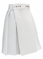 Ultimate White Leather Kilt | Make Your Statement - Image 2