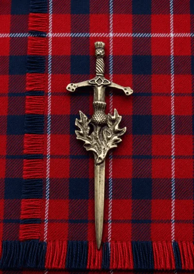Thistle Sword Kilt Pin
