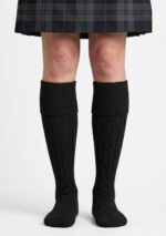 Classic Black Kilt Socks