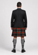 Black Stewart Tartan Kilt Outfit | Formal Scottish Highland Wear - Image 2