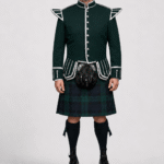 Complete Black Watch Doublet Ensemble with Dark Green Jacket