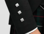 Clan Mackenzie Tartan Kilt Outfit & Black Argyle Jacket Set - Image 3