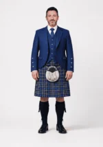 Cummins Royal Blue Tartan Kilt Outfit