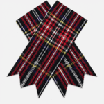 Traditional Black Stewart Tartan Hose Flashes