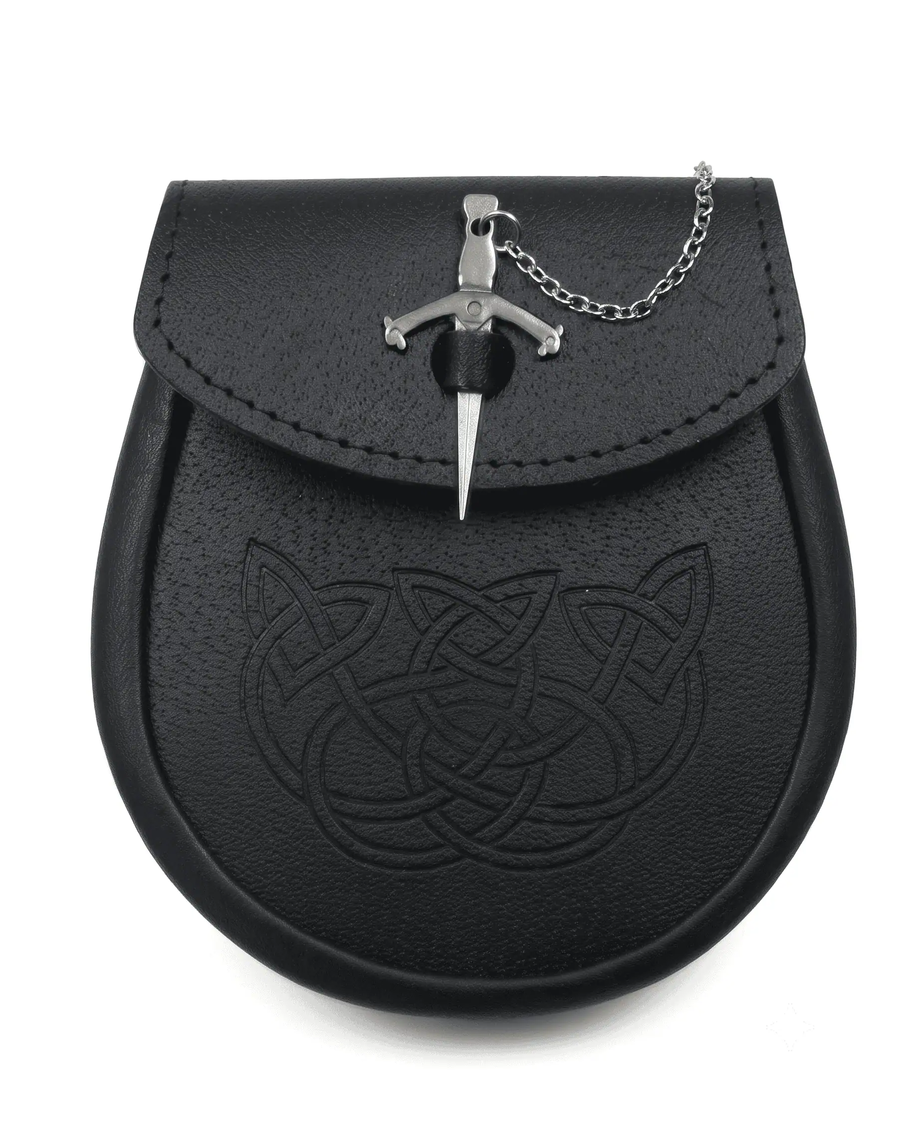 Dagger Closure Premium Sporran Leather Sporran with Dagger Clasp - Image 1