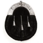 Black Faux Fur Dress Sporran