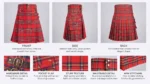 Traditional Scottish Women's Red Tartan Kilt - Image 4