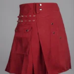 Traditional Scottish Red Utility Kilt