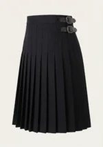 Women's black Pleated Kilt - Image 3