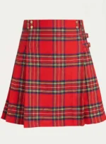Traditional Scottish Women's Red Tartan Kilt