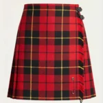 Women's Red Tartan Pleated Kilt