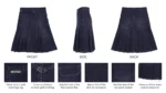 Utility-Pocket Denim Kilt - Image 4