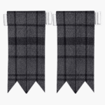 Traditional Grey Watch Tartan Kilt Flashes