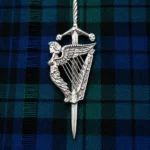 Scottish Lady Harp Kilt Pin