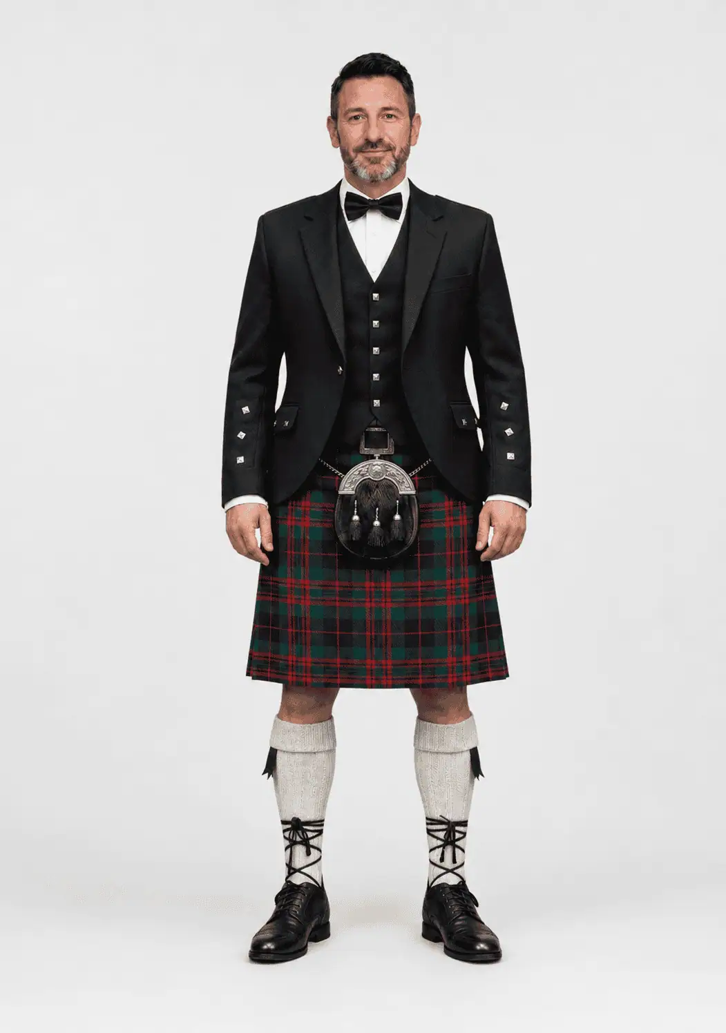 MacDonald Tartan Kilt Outfit 1 Formal Clan Sets - Image 1