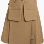 Rugged Craftsmanship: Hand-Crafted Scottish Khaki Work Kilt